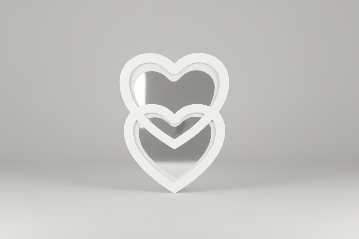 Double Heart Set Of 2