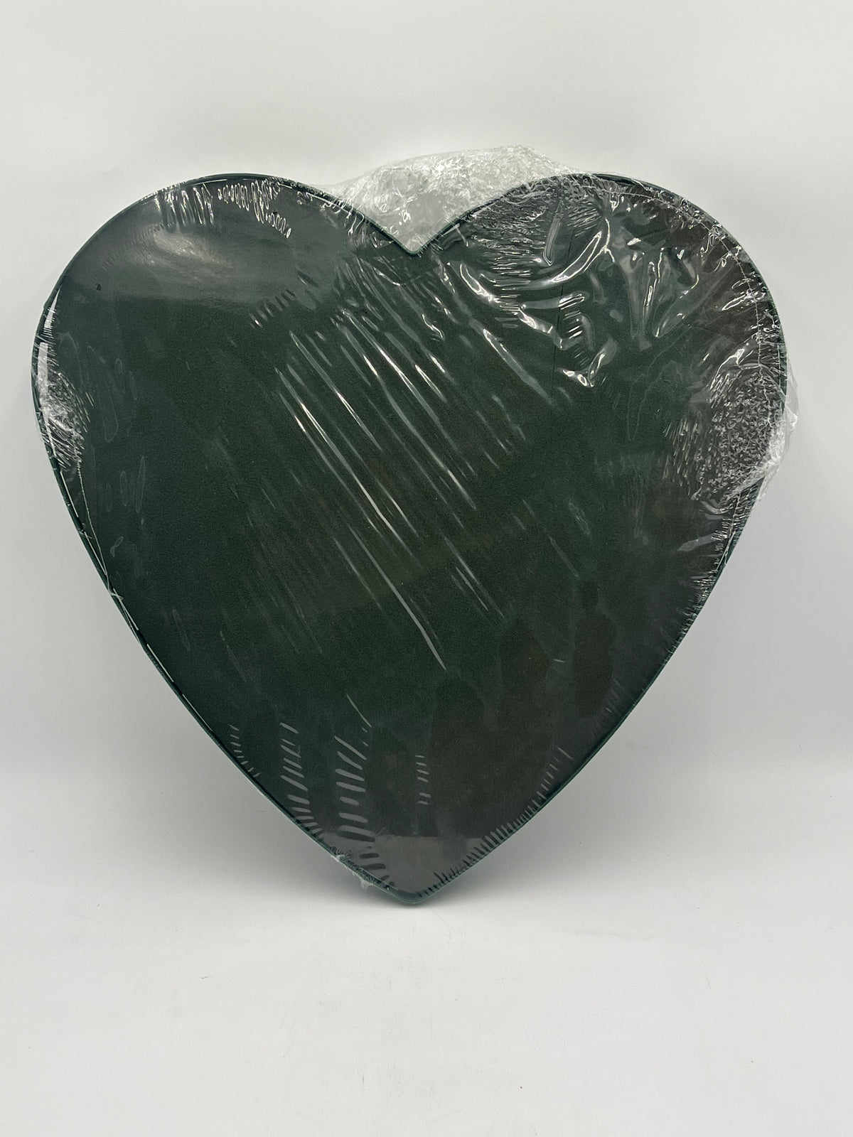 X-Large Floral Foam Heart Wreaths – Solid & Open Center, 18"x18"