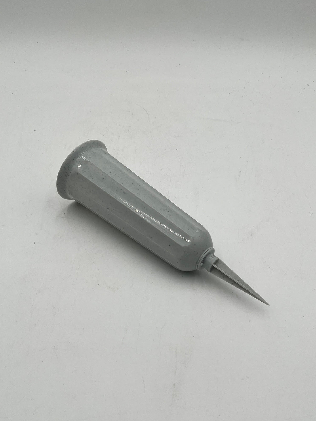 Cemetery flower holders with ground spikes in grey. Durable, versatile & only $3.99. Available @ floralsuppliespoint1.com