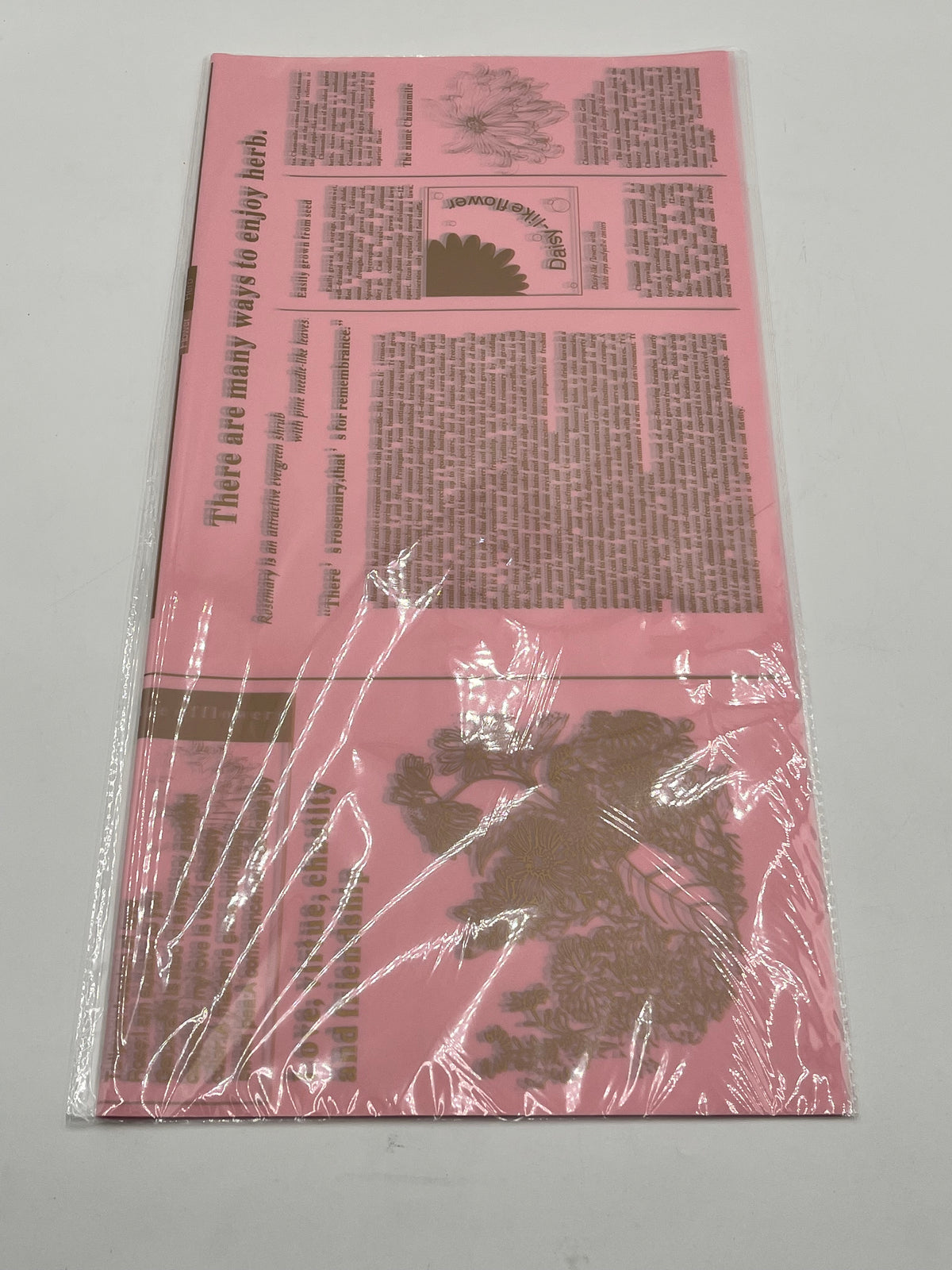 Perfect for florists, gift wrapping & event decor wraps. Available in Hot Pink, Black, White & Pink. 22x22 in. (20 sheets) for $9.99 @ floralsuppliespoint1.com