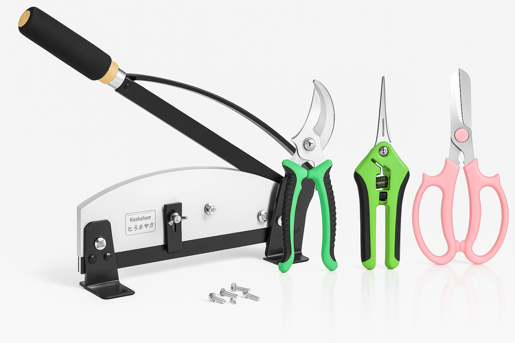 Assorted florist tools including cutters, shears, scissors & foam cutter for professional floral arrangement use available @ floralsuppliespoint1.com