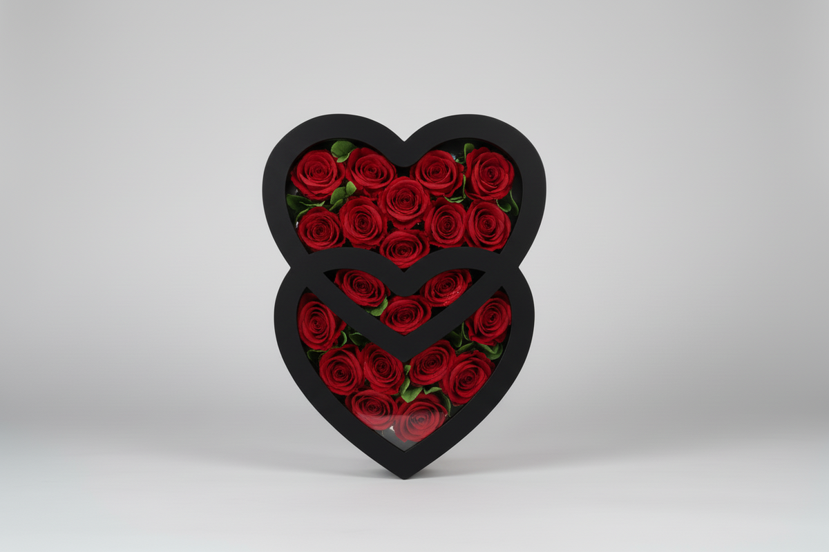 Double Heart Set Of 2