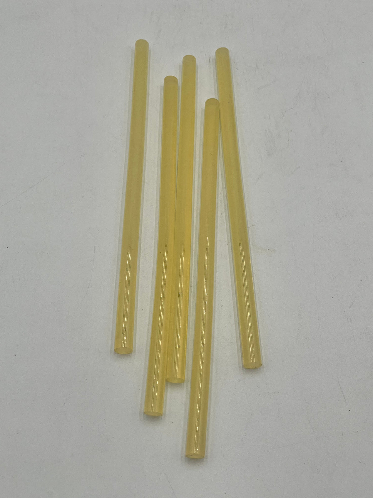 5 yellow hot glue gun sticks for floral arrangements, crafts and DIY projects. Sold by floralsuppliespoint1.com