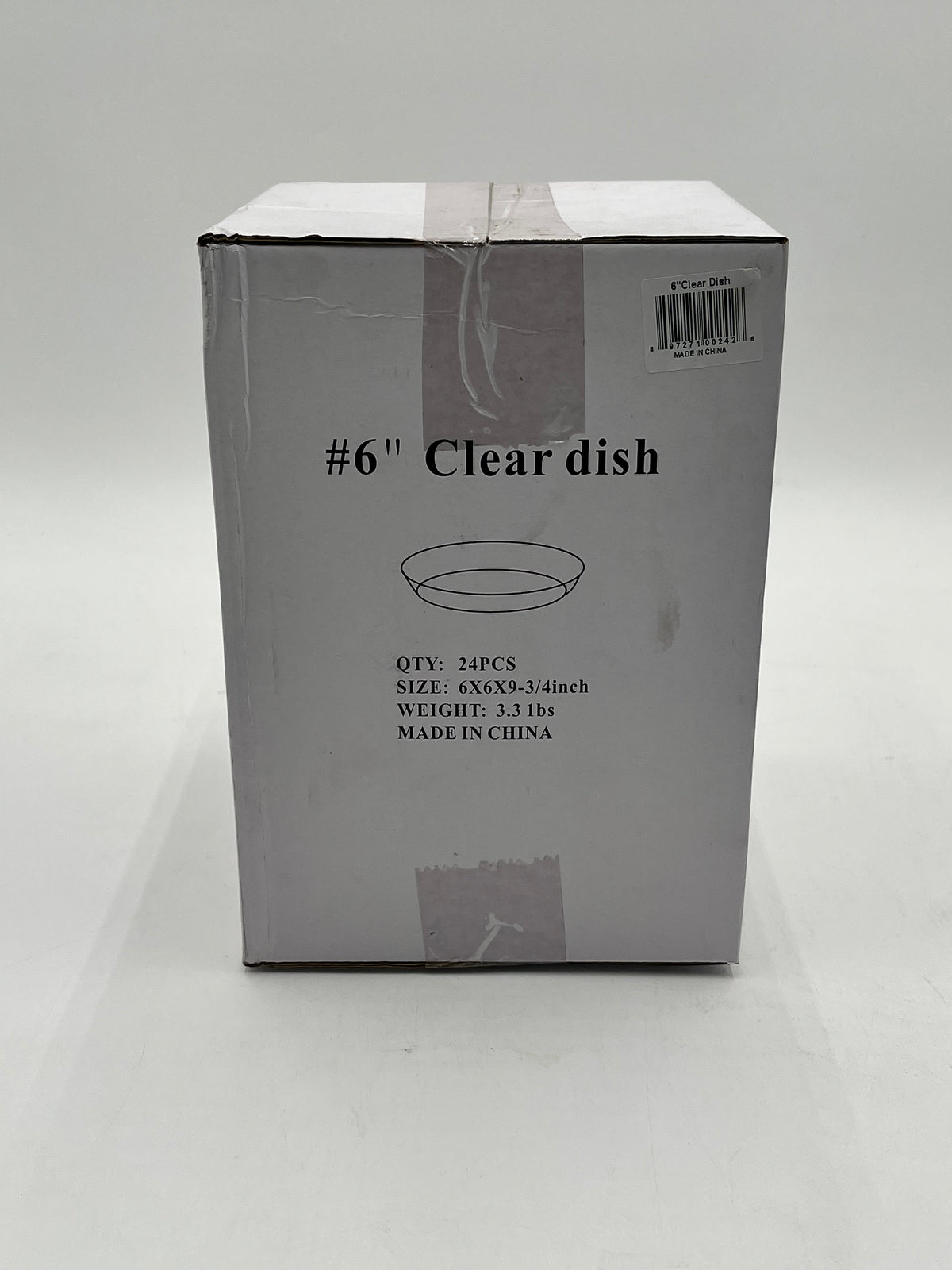 Clearview Floral Base in 6". Transparent, durable & reusable tray for floral designs, available in retail & wholesale @ floralsuppliespoint1.com