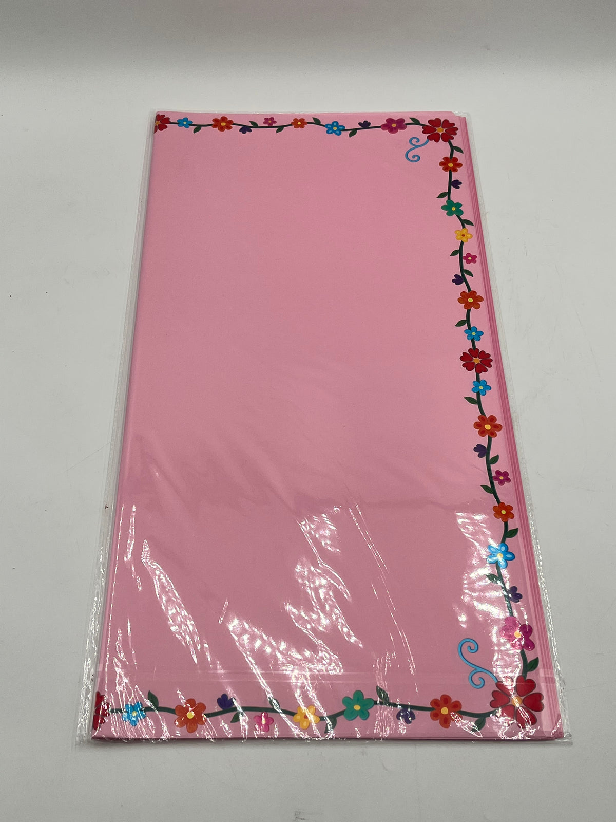 Flower Border Wrapping Paper