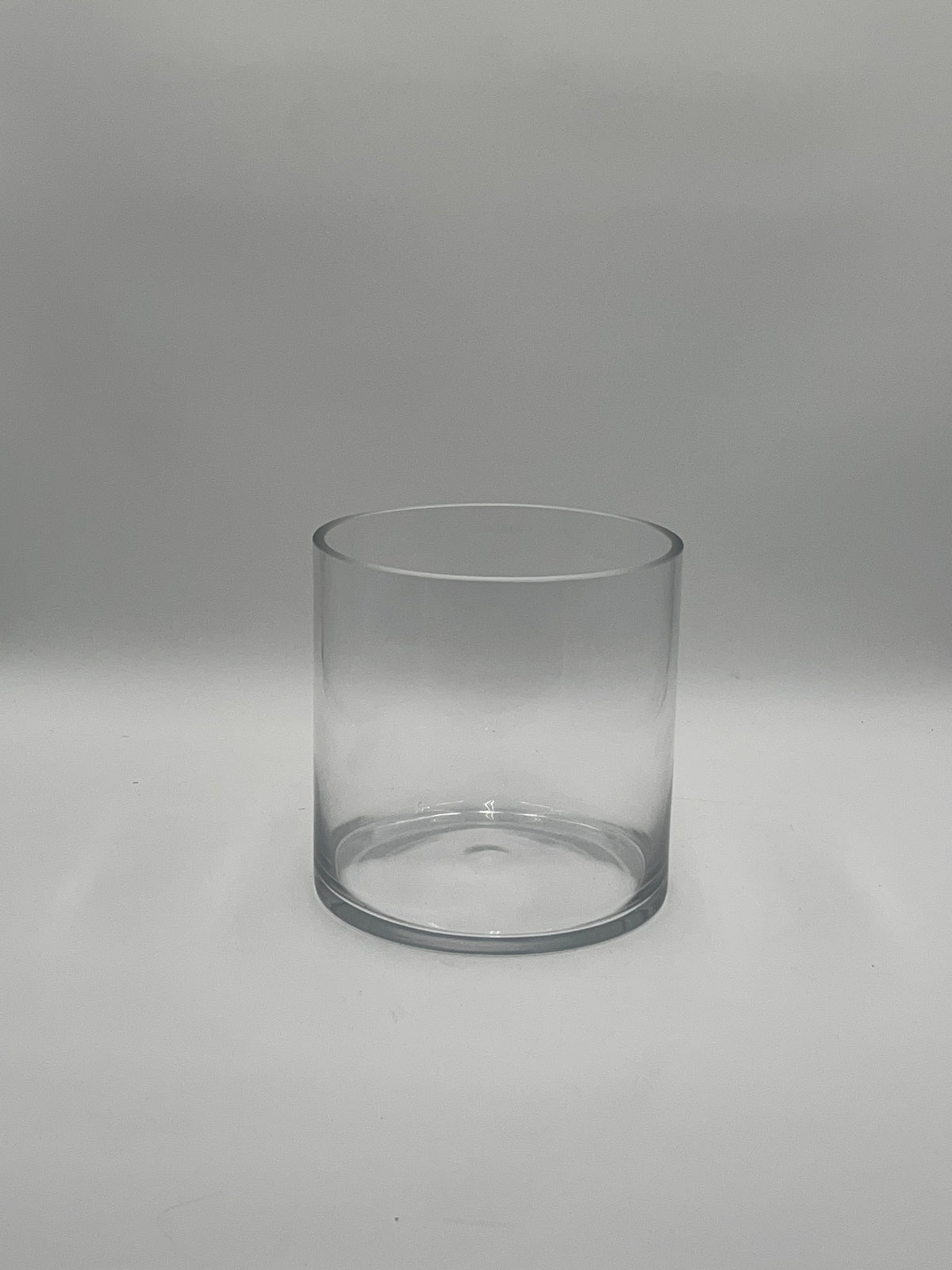 LuxeRound Cylinder Trio clear glass vases in small, medium, and large sizes for floral arrangements, home décor, or event use. Available individually and bulk at floralsuppliespoint1.com.