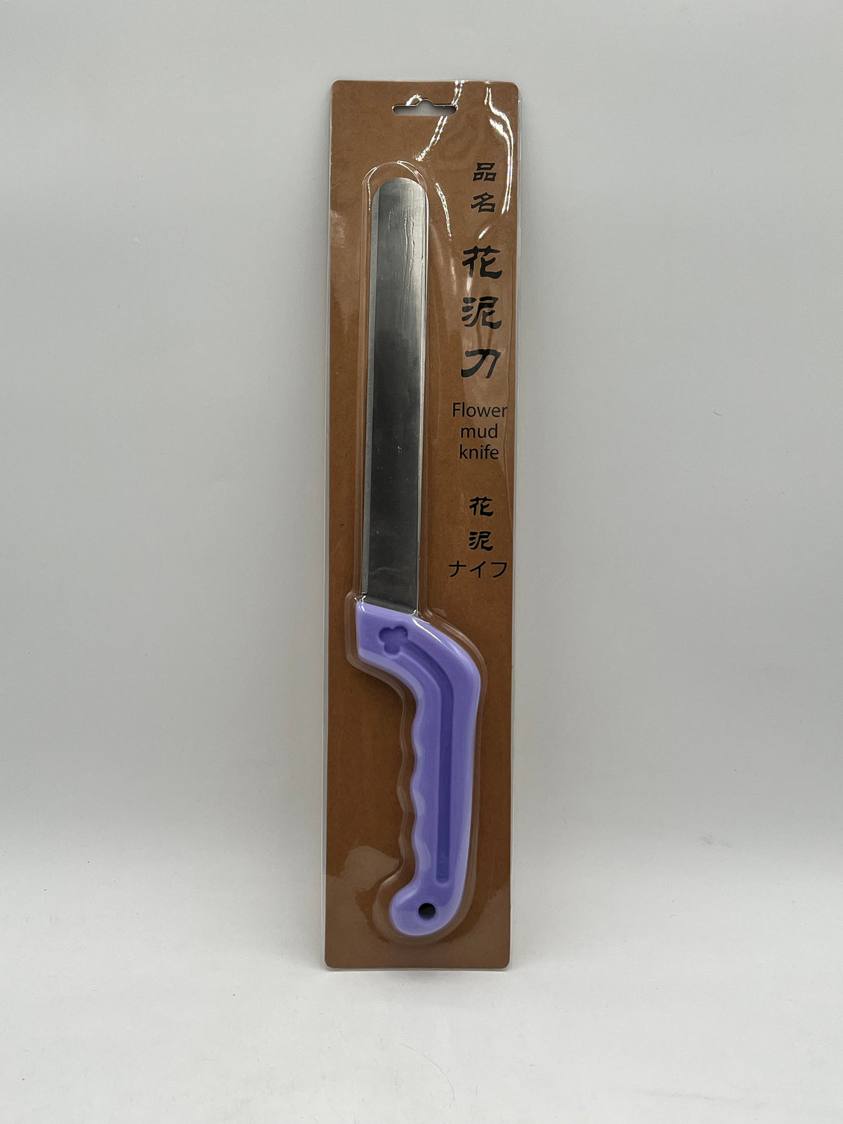 Professional Floral Foam Cutting Knife with red, black, orange, lavender, and purple handles, sold by floralsuppliespoint1.com for $7.99.