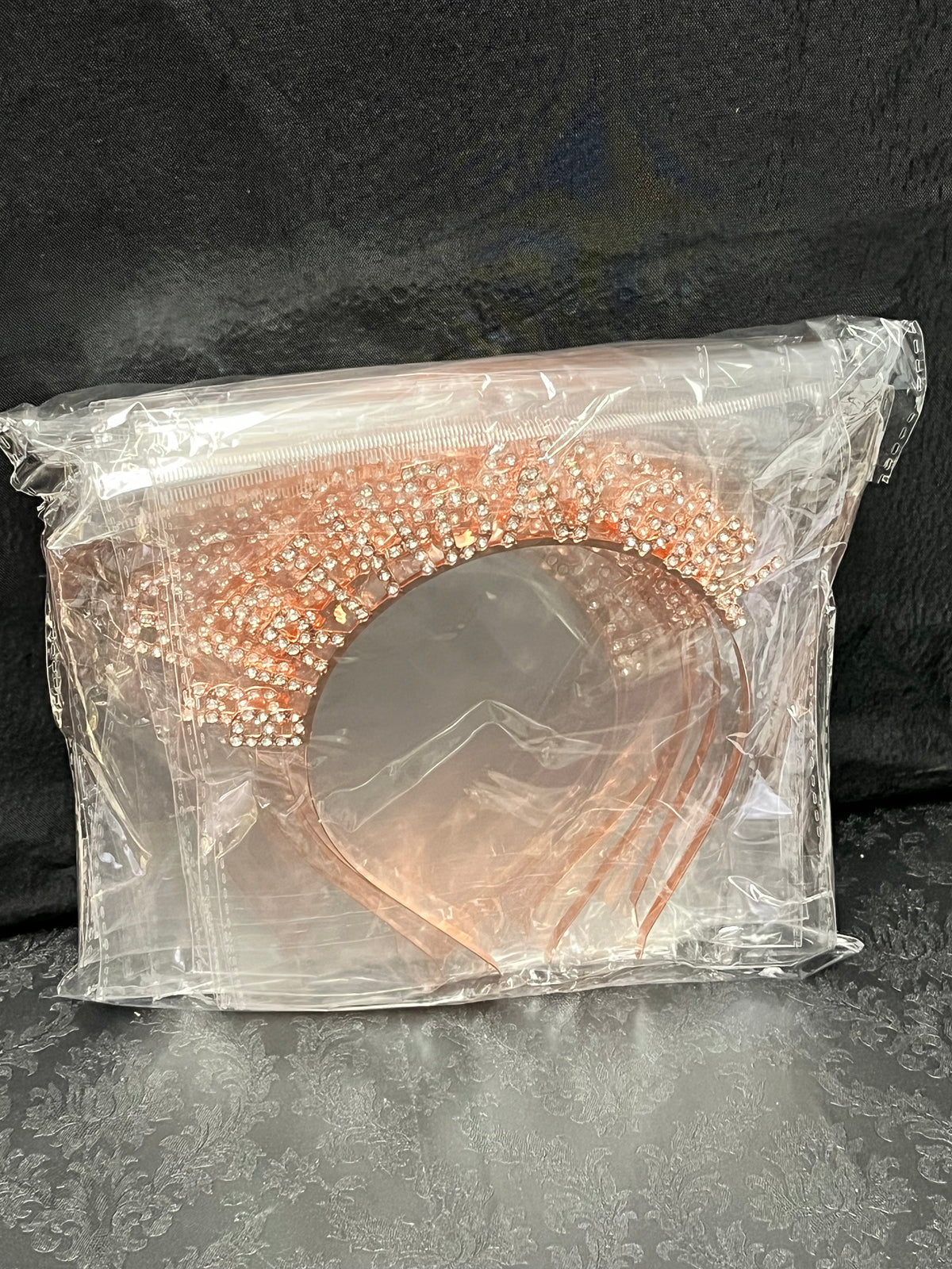 Rhinestone “Birthday Girl” Headband in rose gold, sold wholesale (10Pack) $34.99 by floralsuppliespoint1.com. Ideal for parties & birthdays.