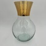 XL Bombay Vase Gold Mouth - Majestic Accent for Your Home or Business, Floral Supplies Point