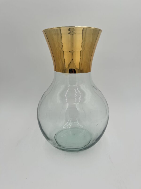 XL Bombay Vase Gold Mouth - Majestic Accent for Your Home or Business, Floral Supplies Point