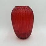 Brussels Vase Red - Elegant Accent for Your Home or Business