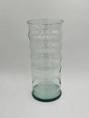 15.5" Cylinder Wave Vase LG - Contemporary Accent for Your Home or Business