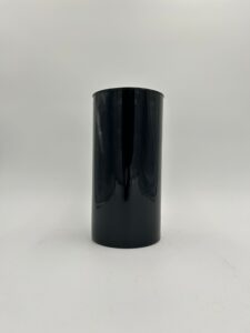 10" Cylinder Vase 5D Black - Sleek and Stylish Home Accent