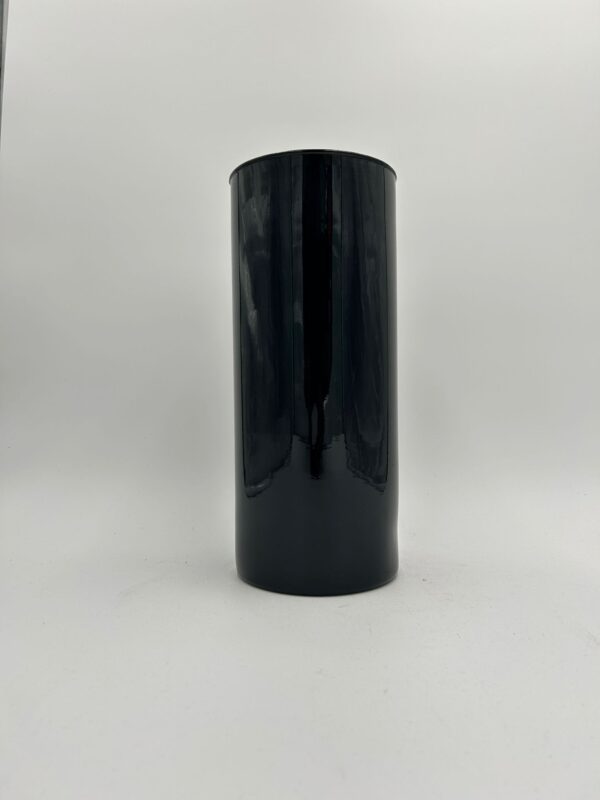 12" Cylinder Vase 5D Black - Sleek and Stylish Home Décor