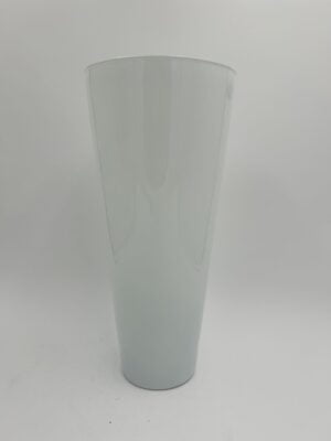 16" French Vase White - Elegant Accent for Your Home or Business