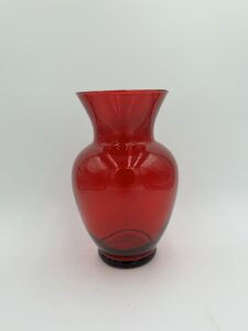 LG #214 Vase Red - Bold and vibrant home decor accent